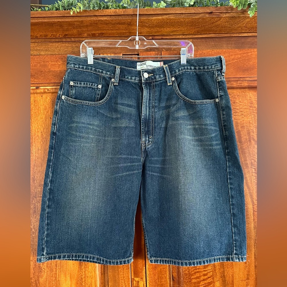 Levi's Dark Blue Denim Men's Jean Shorts